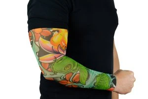 Tatueringsärm Koi Fish