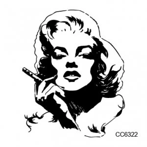 A smoking Marilyn Monroe