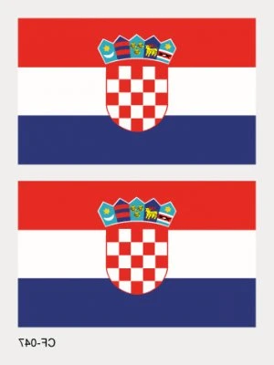 Kroatiens flagga