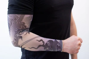 Tatueringsärm Gray Dragon