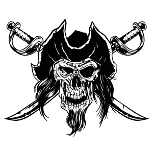 Pirat dödskalle